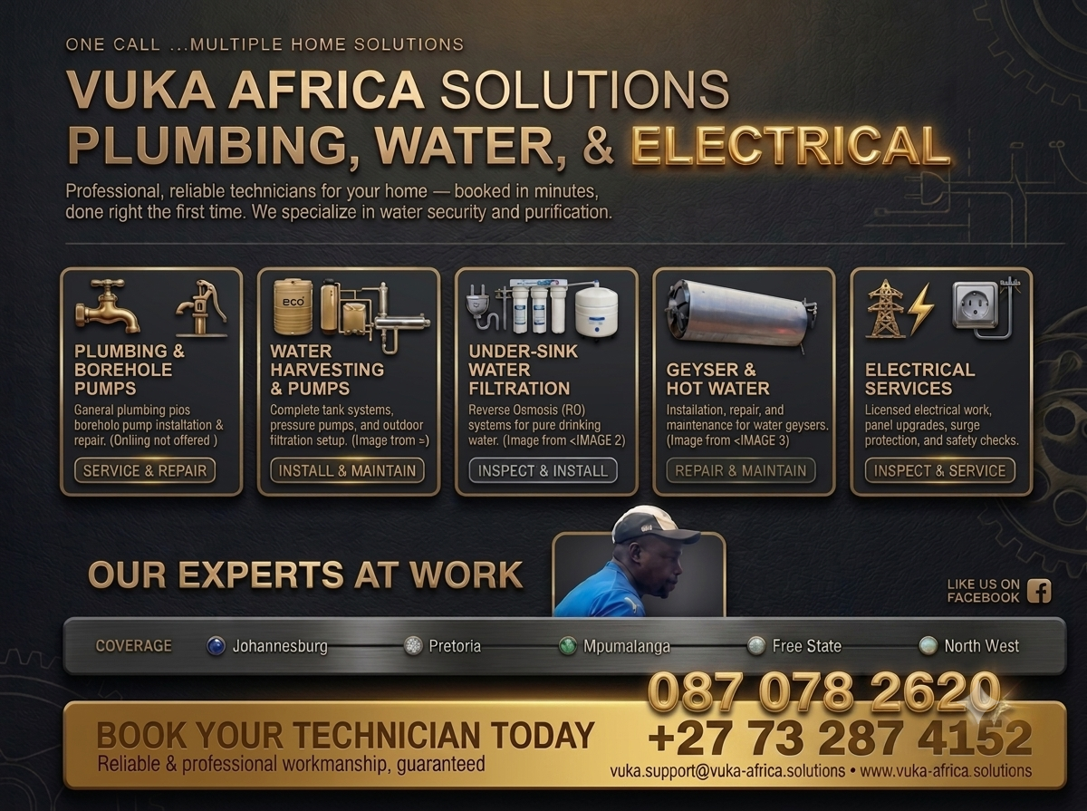 VUKA AFRICA SOLUTIONS certificate